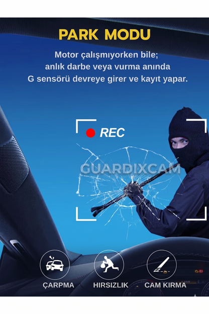 GUARDİXCAM™ ARAÇ İÇİ KAMERA