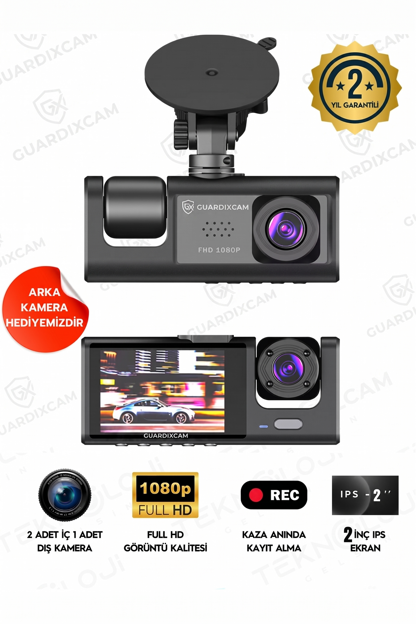 GUARDİXCAM™ ARAÇ İÇİ KAMERA