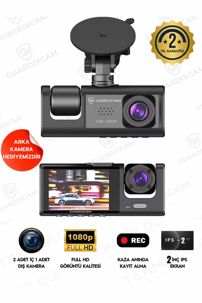 GUARDİXCAM™ ARAÇ İÇİ KAMERA
